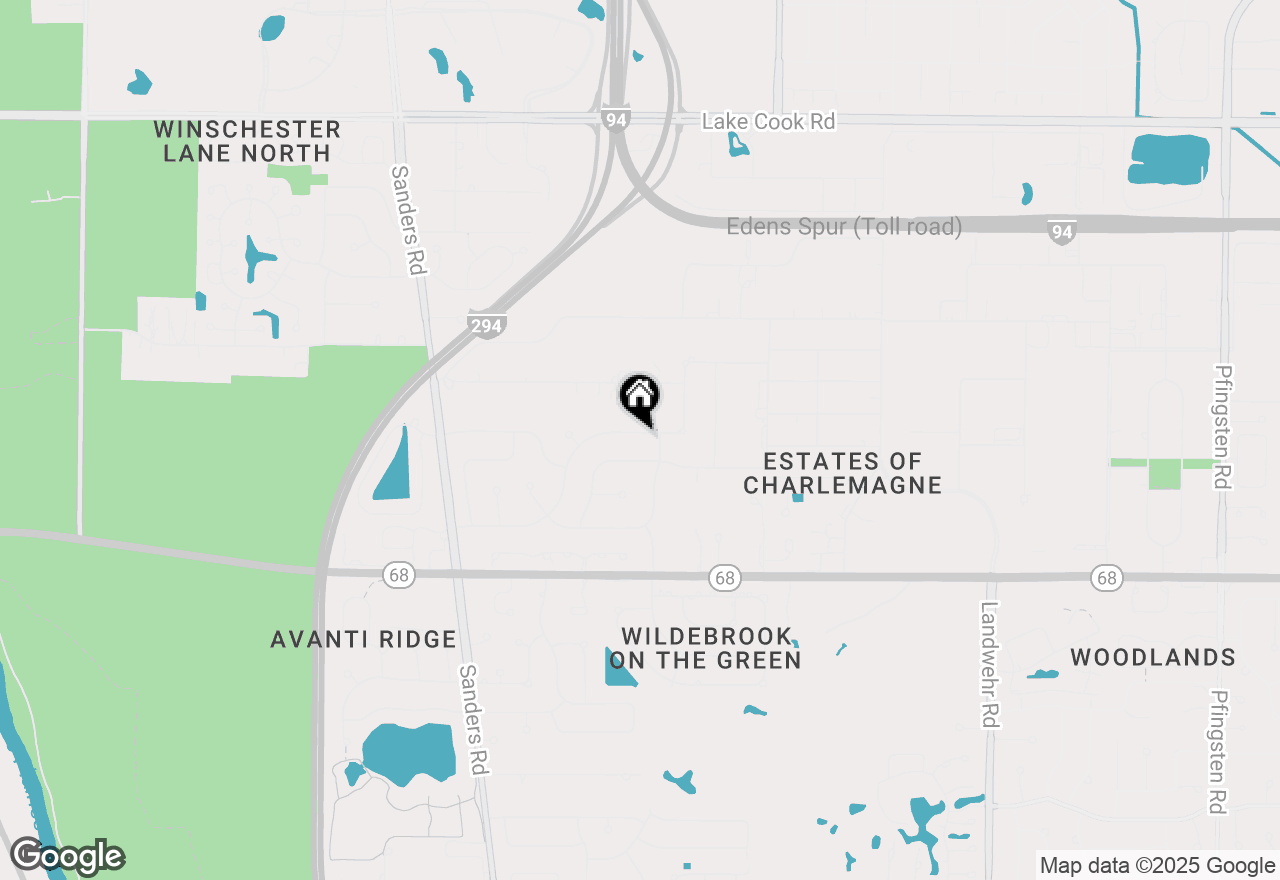 Map of 3815 Bordeaux Avenue, Northbrook, IL 60062
