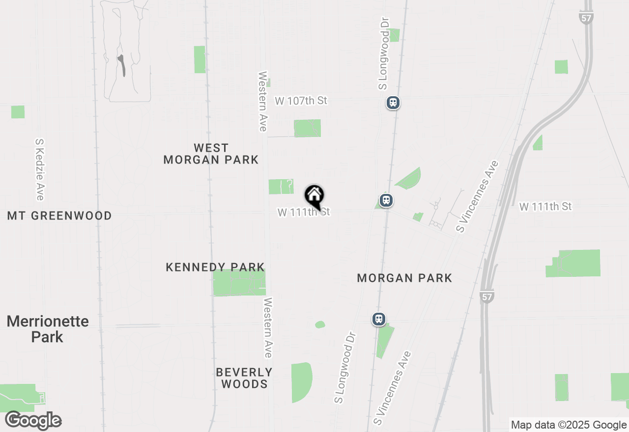 Map of 2215 W 111th Street #205, Chicago, IL 60643