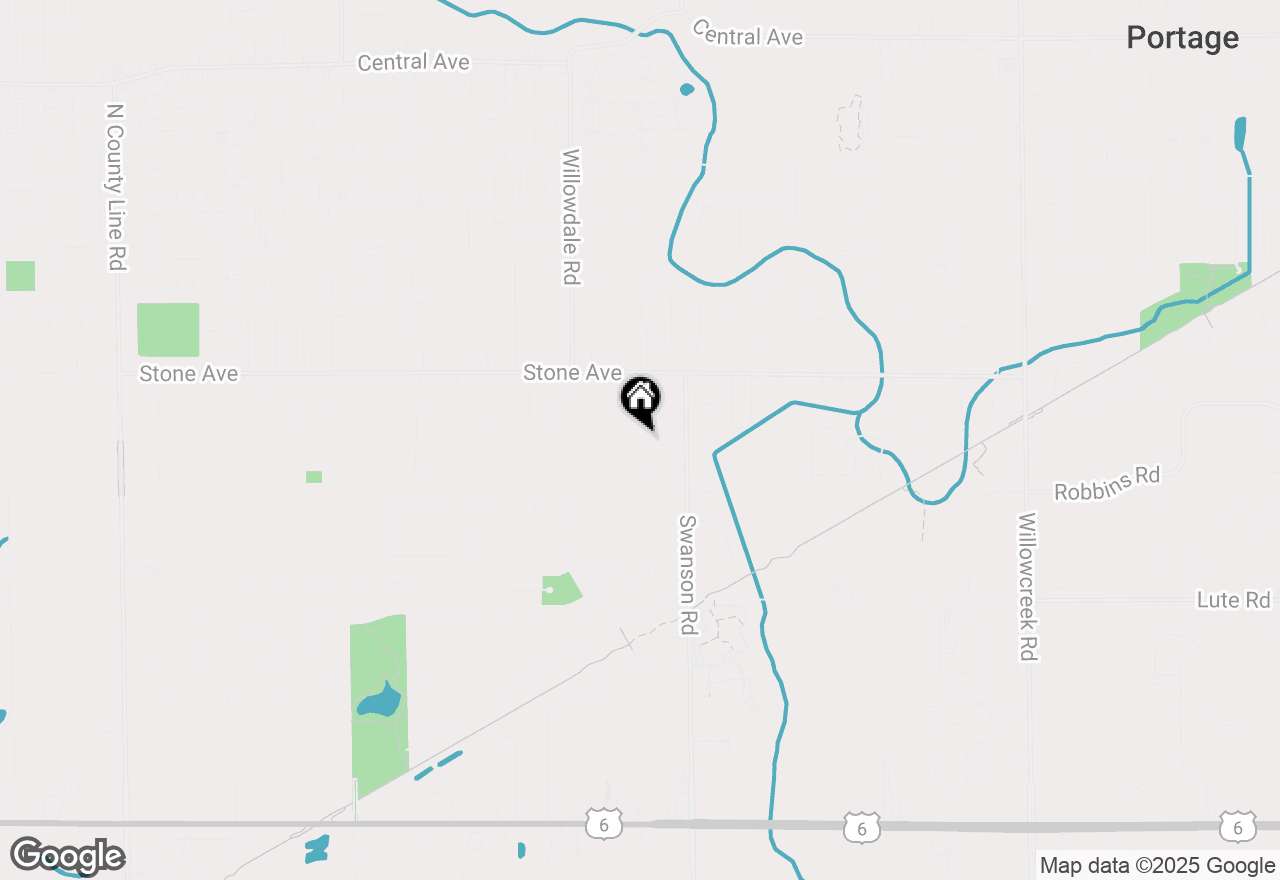 Map of 5572 Harmony Avenue, Portage, IN 46368