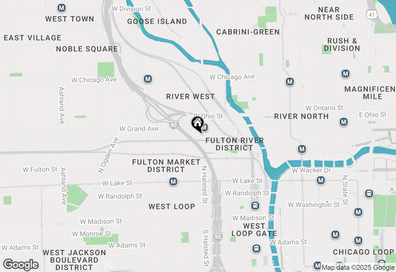 Map of 816 W Hubbard Street #5, Chicago, IL 60642