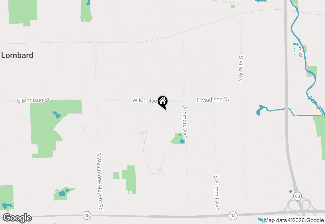 Map of 123 W Monroe Street, Villa Park, IL 60181