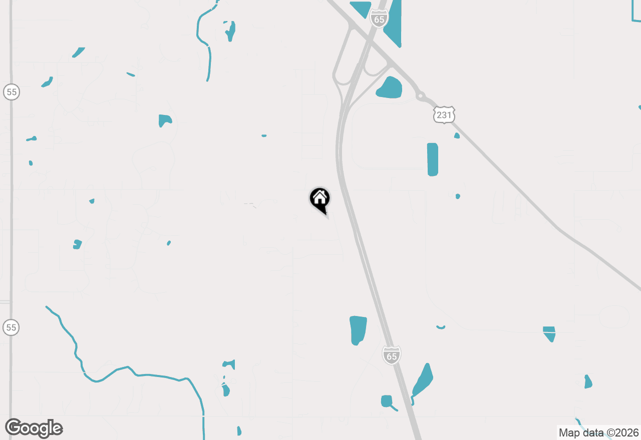 Map of 524 E 130th Place, Crown Point, IN 46307