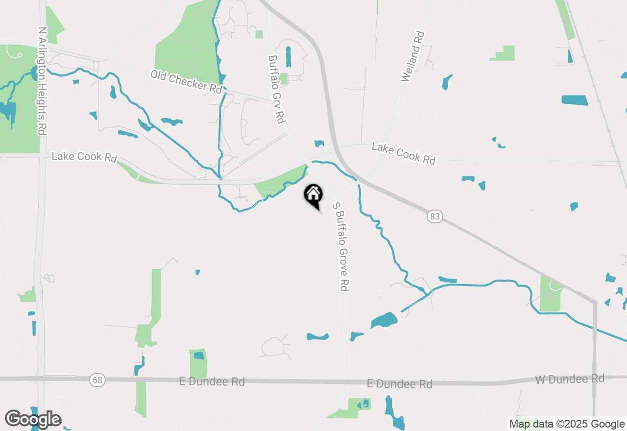 Map of 125 Saint Marys Parkway, Buffalo Grove, IL 60089