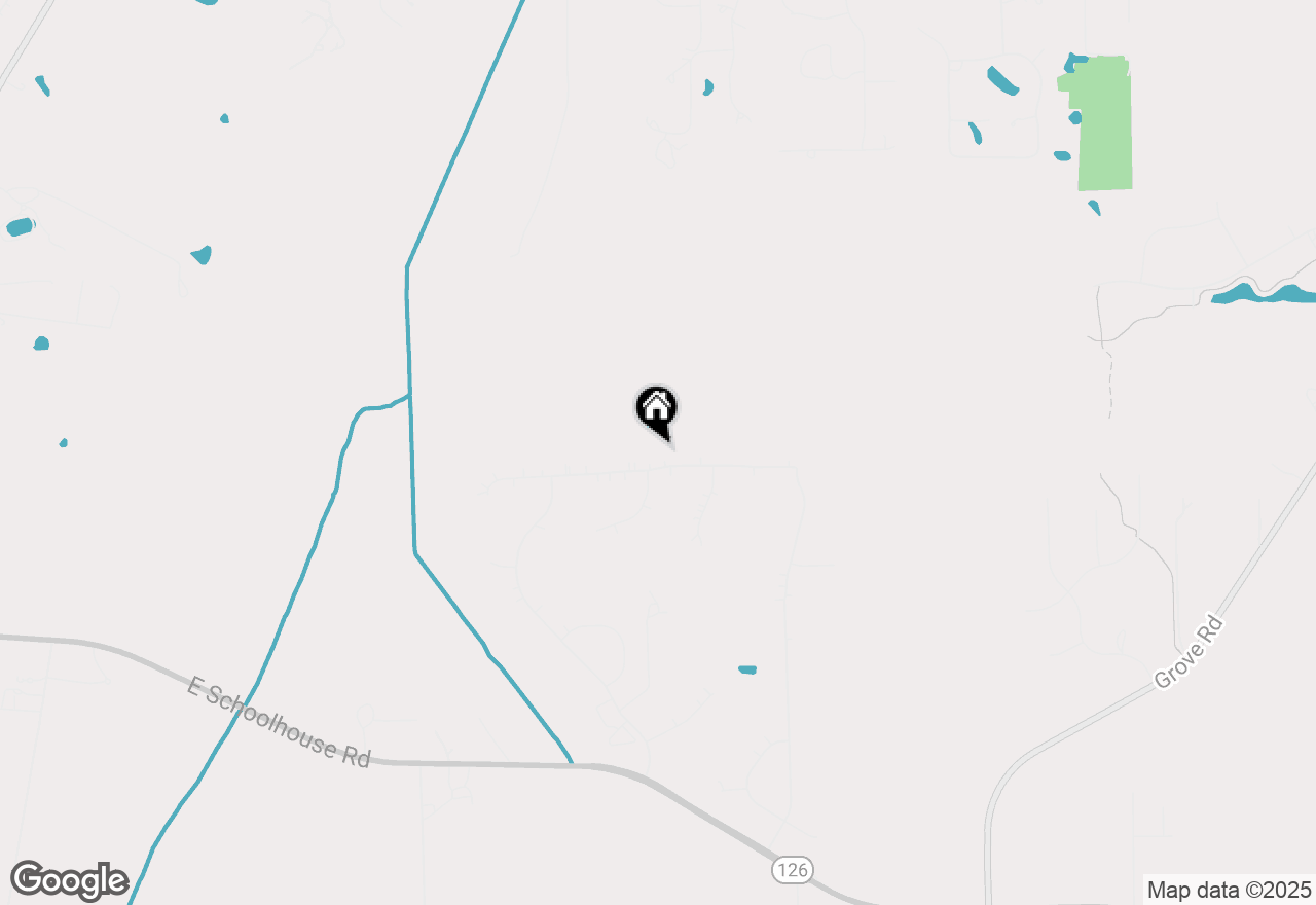 Map of 5893 Whitetail Ridge Drive, Yorkville, IL 60560