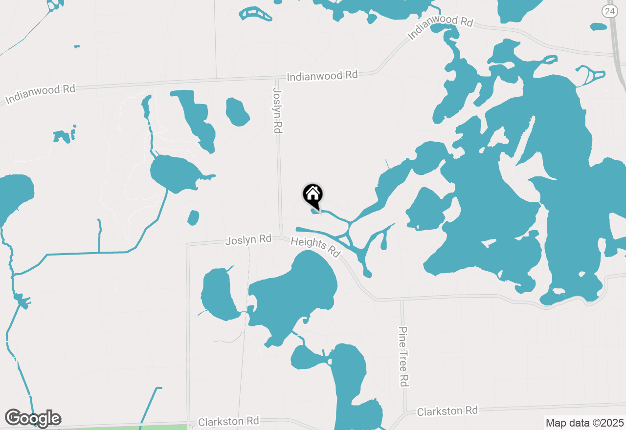 Map of 1412 Marina Pointe Blvd, Lake Orion, MI 48362