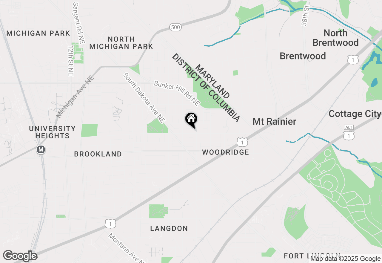 Map of 2226 Otis Street Ne, Washington, DC 20018