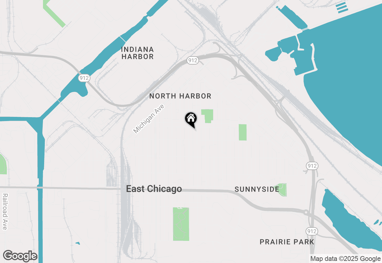 Map of 3717 Grand Boulevard, East Chicago, IN 46312