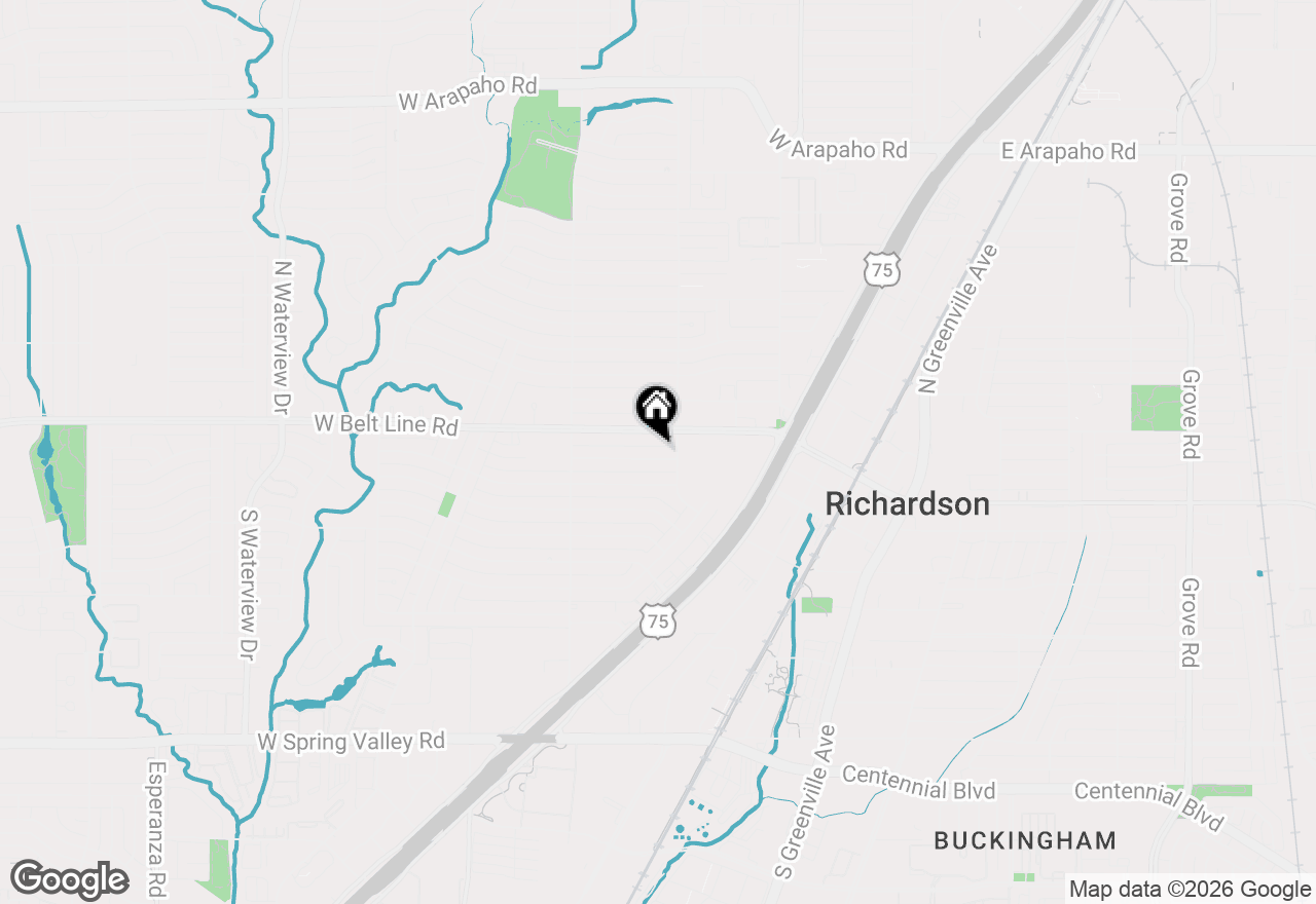 Map of 606 Devonshire Drive, Richardson, TX 75080