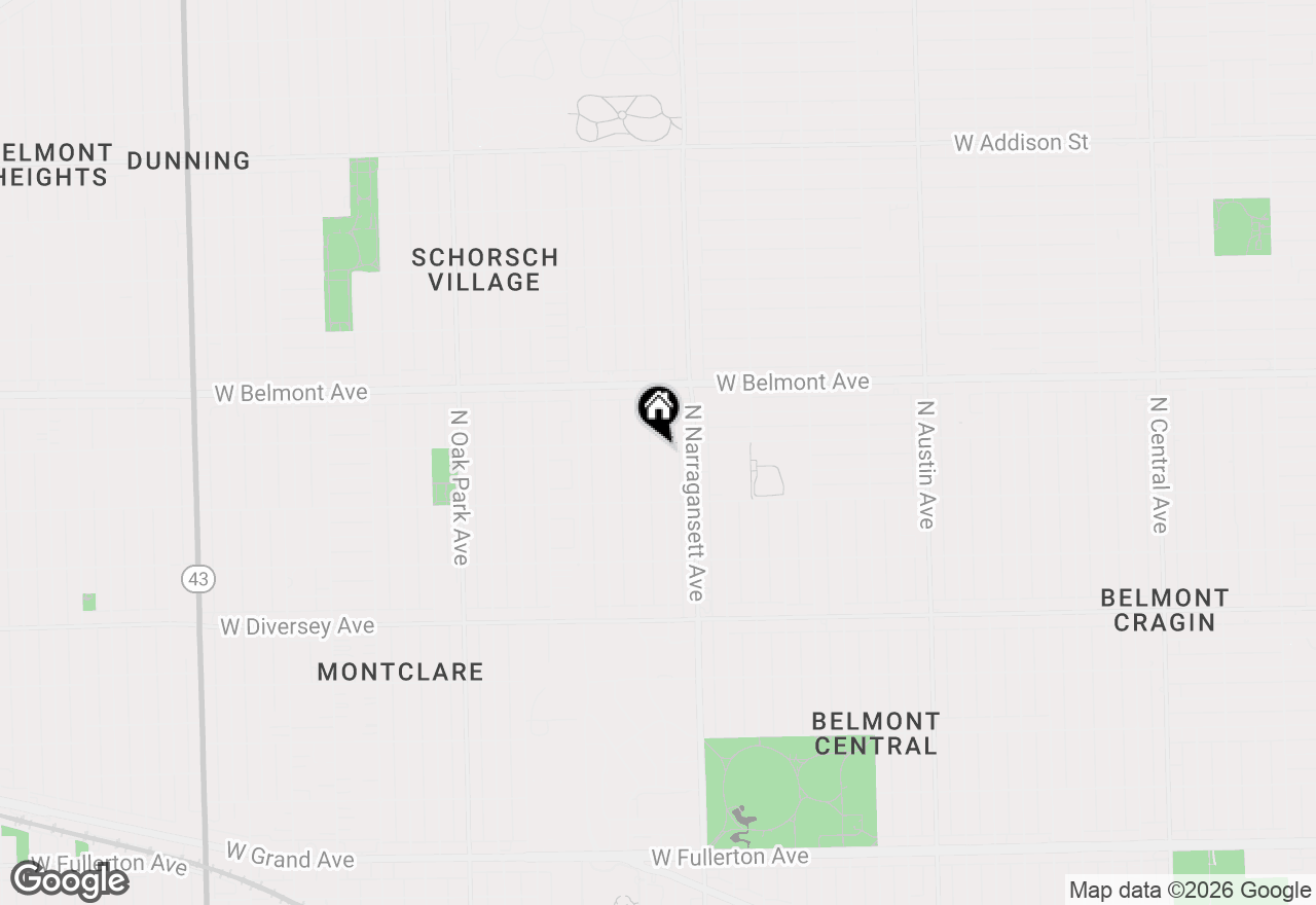 Map of 3050 N Nagle Avenue, Chicago, IL 60634