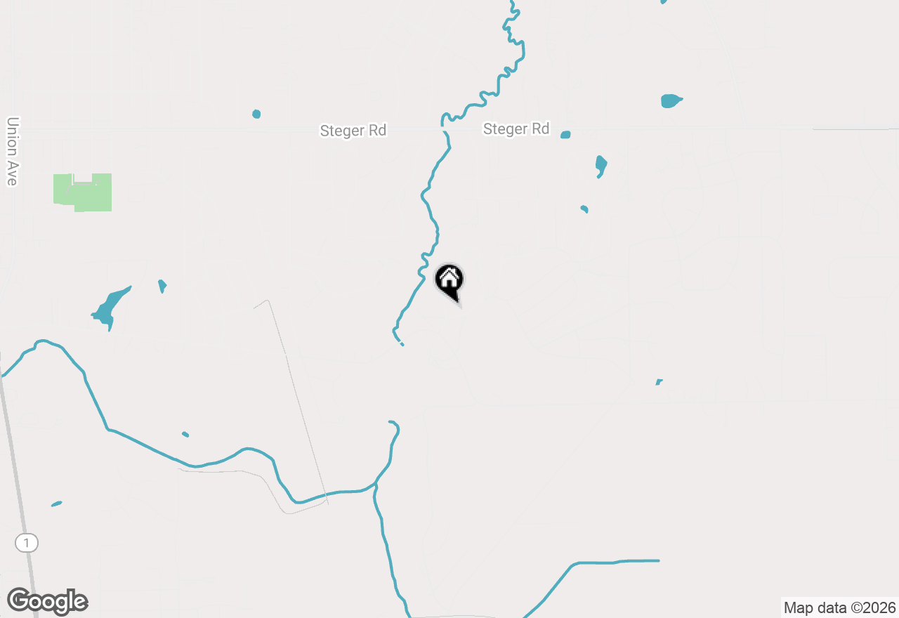 Map of 395 Surrey Lane, Crete, IL 60417