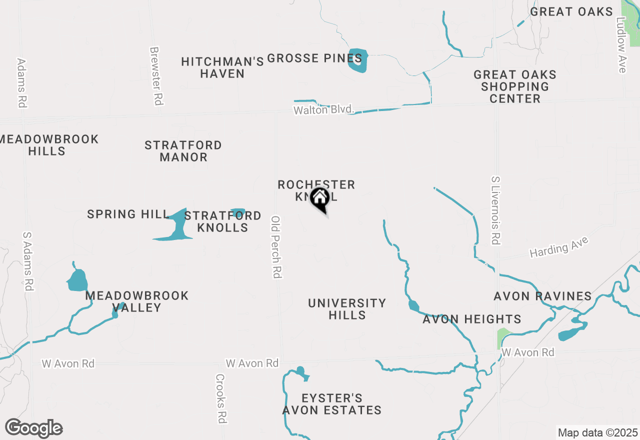 Map of 1811 Ansal Drive, Rochester Hills, MI 48309