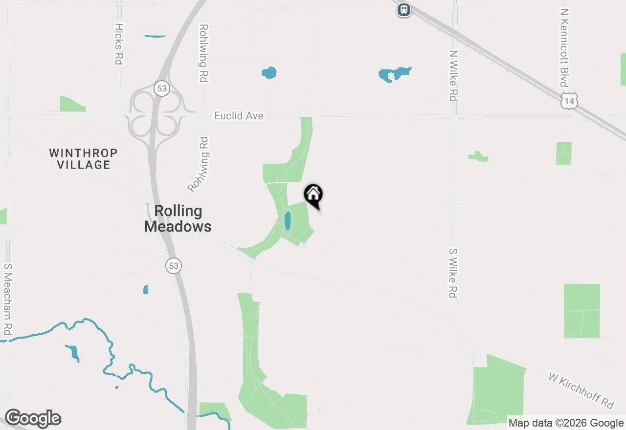 Map of 2705 School Drive, Rolling Meadows, IL 60008