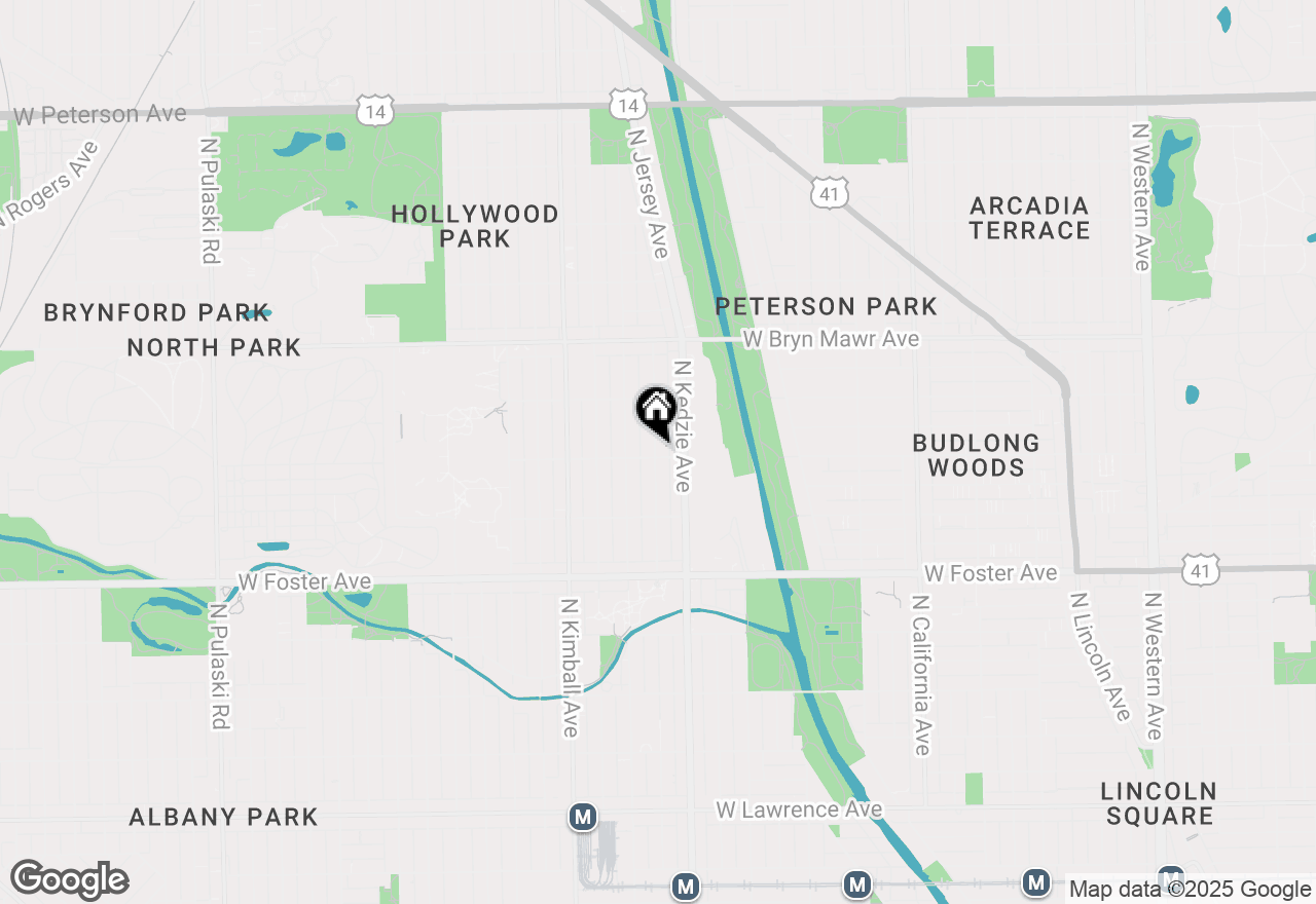 Map of 5415 N Sawyer Street, Chicago, IL 60625