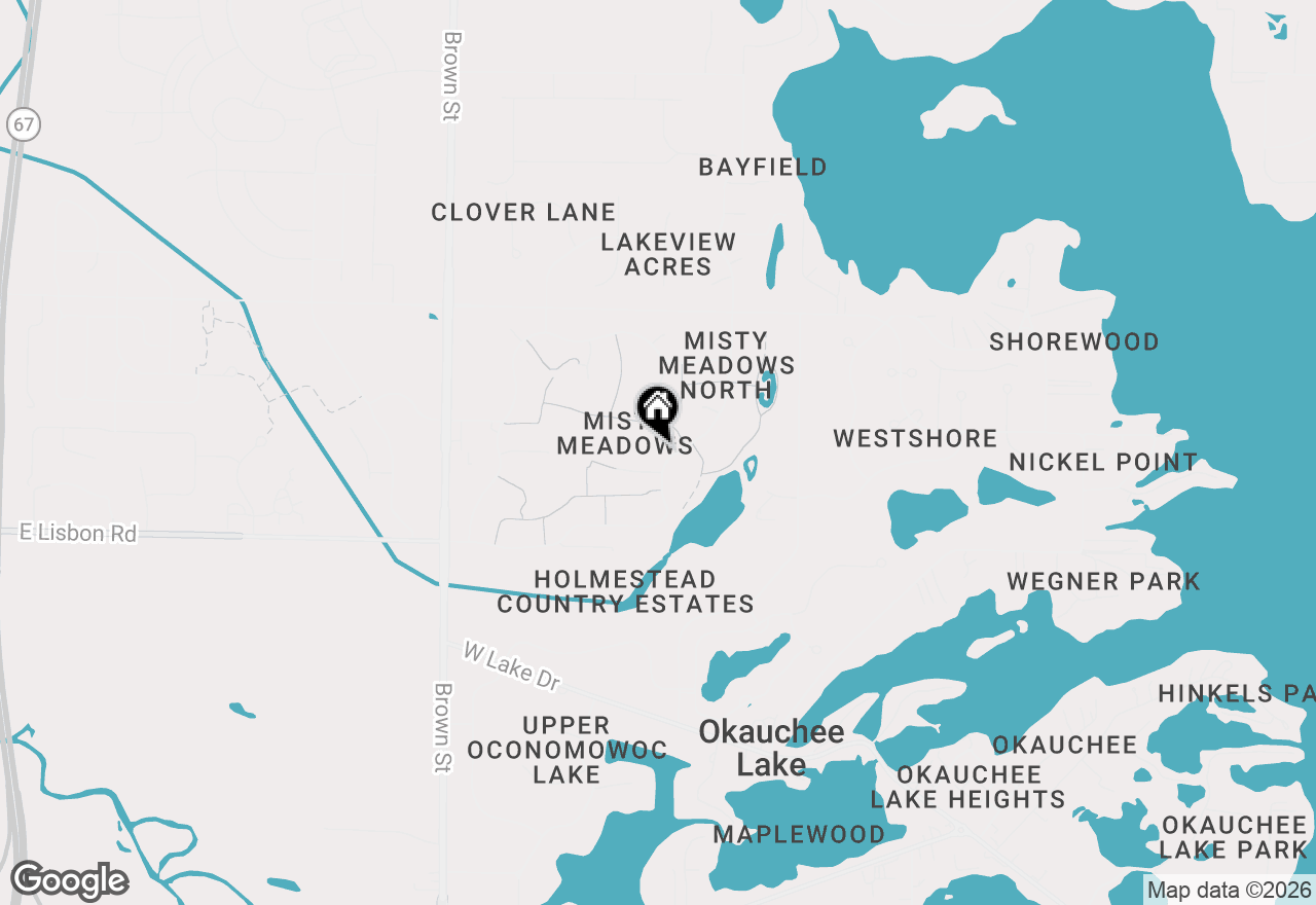 Map of W355N5745 Lisbon Rd, Oconomowoc, WI 53066