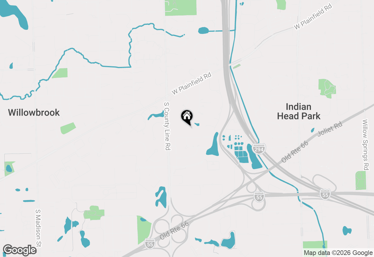 Map of 6679 Lee Court, Burr Ridge, IL 60527
