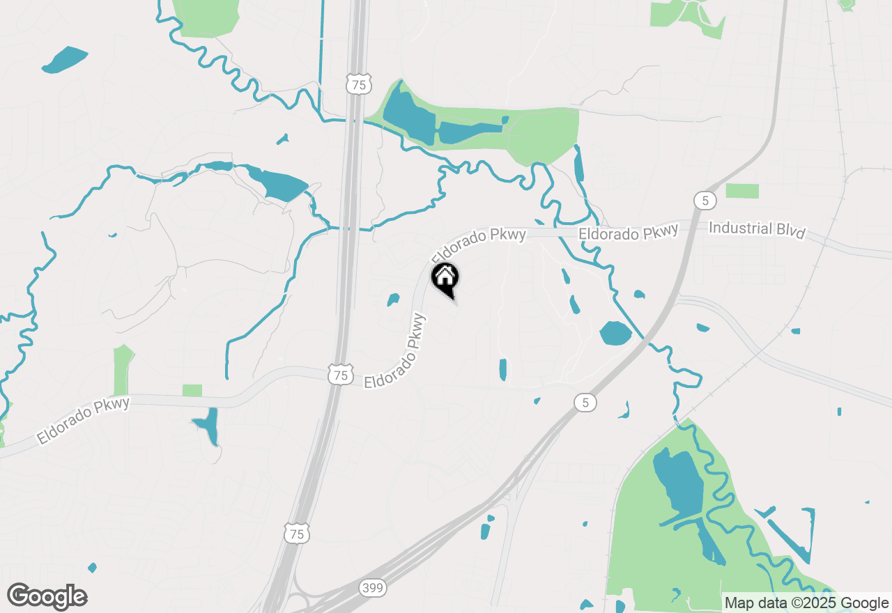 Map of 1406 Courtland Drive, Mckinney, TX 75069