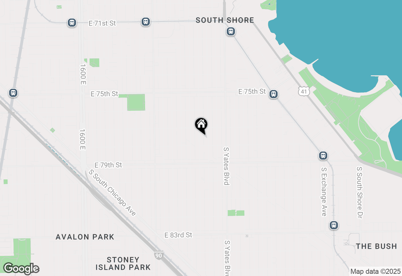 Map of 7733 S Luella Avenue, Chicago, IL 60649