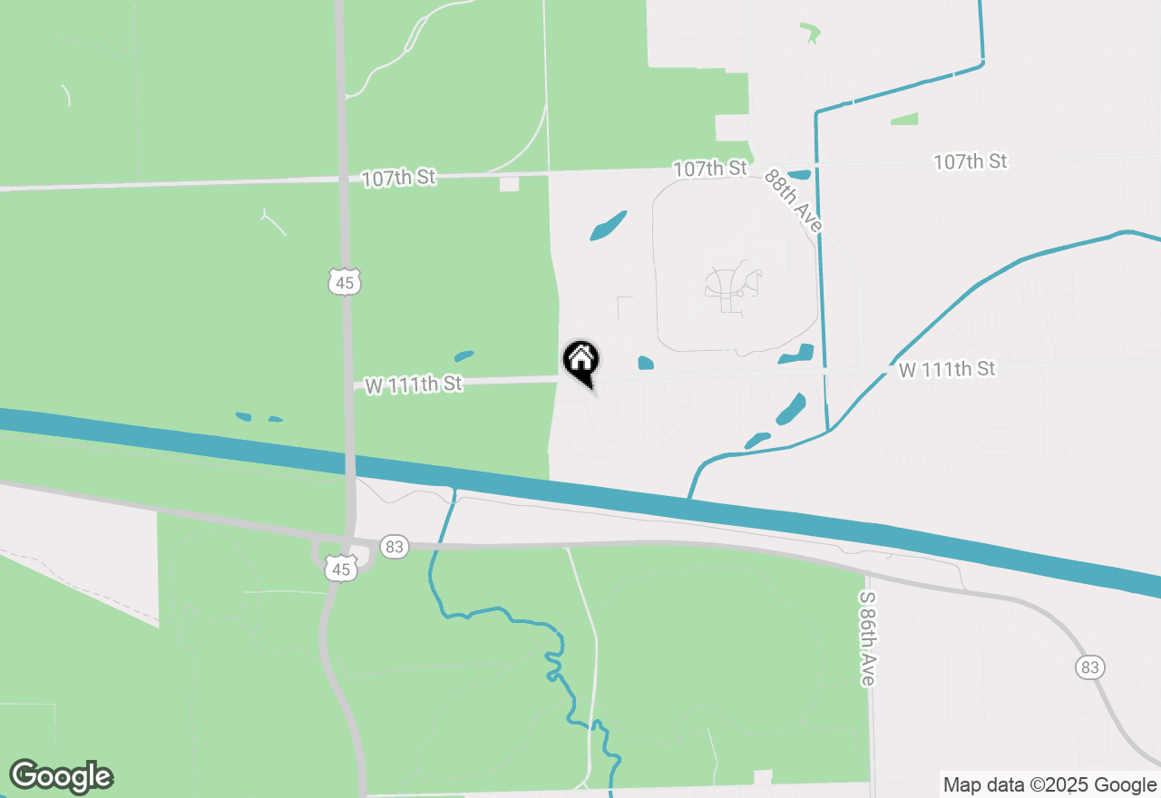 Map of 11129 Northwest Road #A, Palos Hills, IL 60465