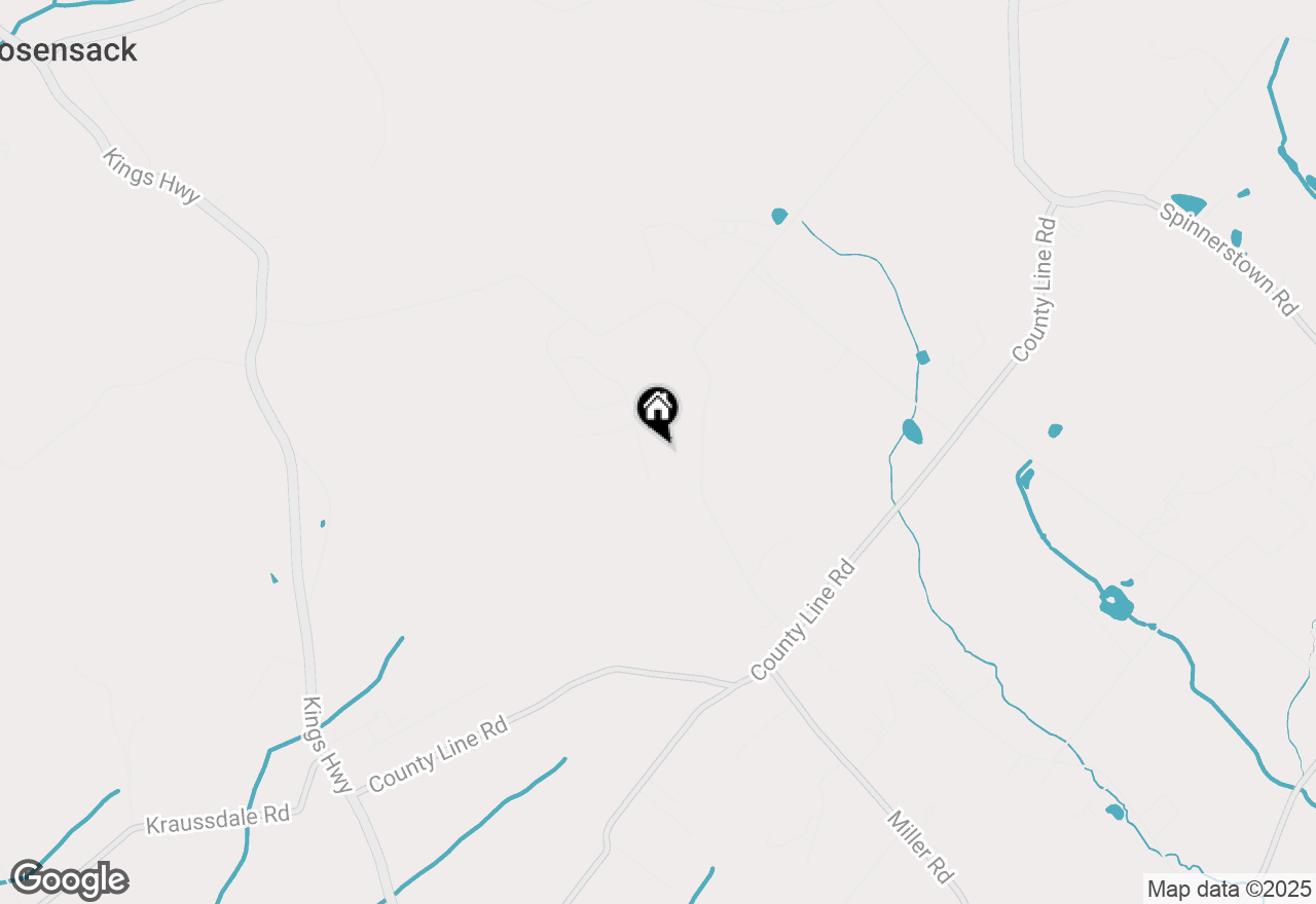 Map of 9279 Rosewood Drive, East Greenville, PA 18041