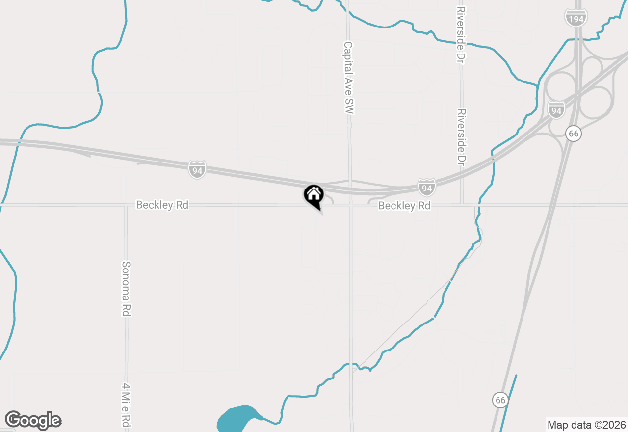 Map of 116 Lois Drive, Battle Creek, MI 49015
