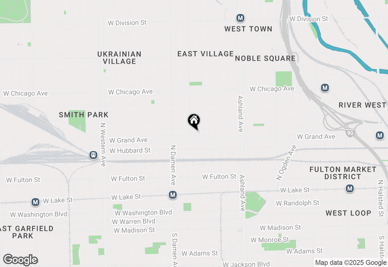 Map of 1853 W Race Avenue, Chicago, IL 60622