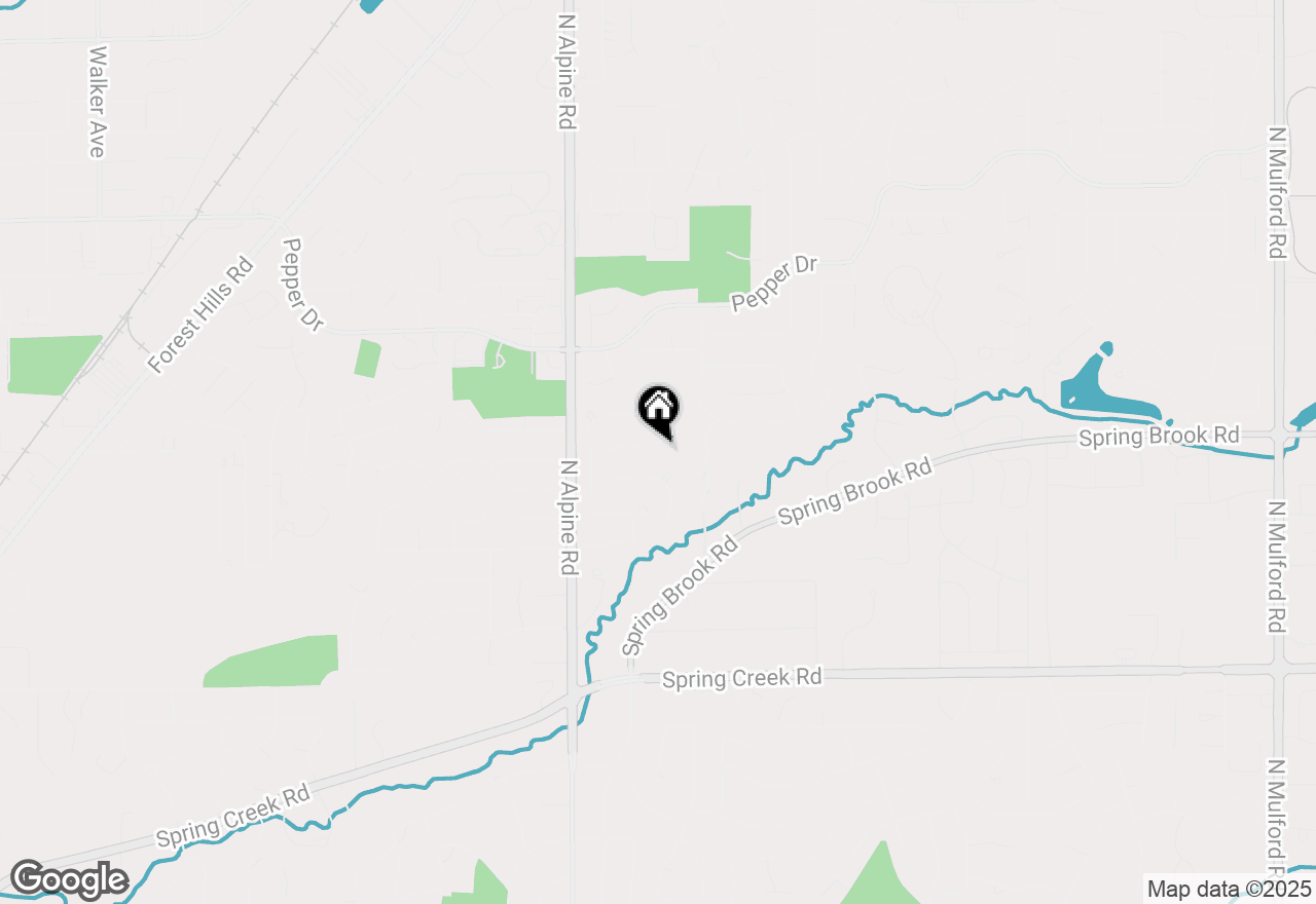 Map of 4691 Brougham Drive, Rockford, IL 61114