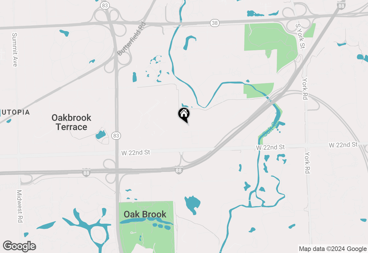 Map of 2015 Spring Road #240, Oak Brook, IL 60523