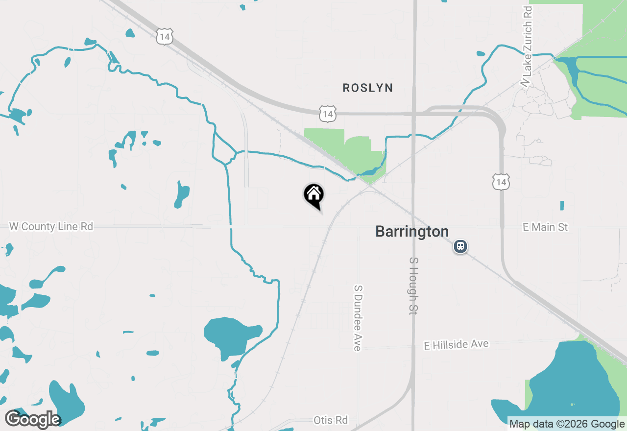 Map of 115 N Hager Avenue, Barrington, IL 60010
