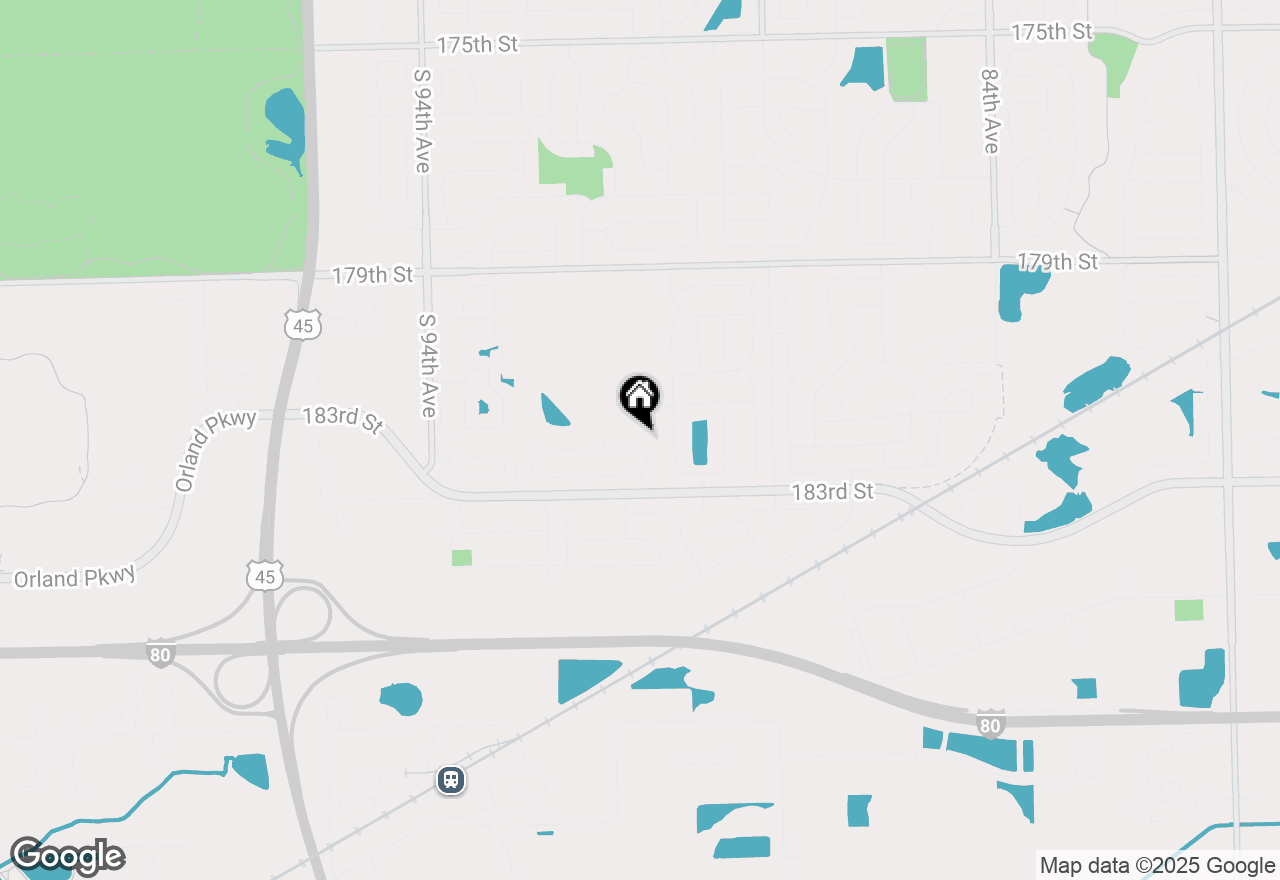 Map of 9004 Newcastle Court, Tinley Park, IL 60487