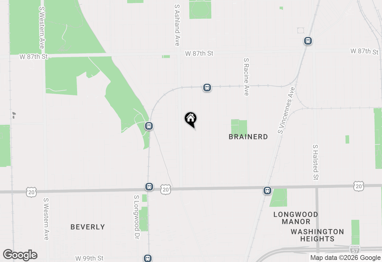 Map of 9137 S Justine Street, Chicago, IL 60620