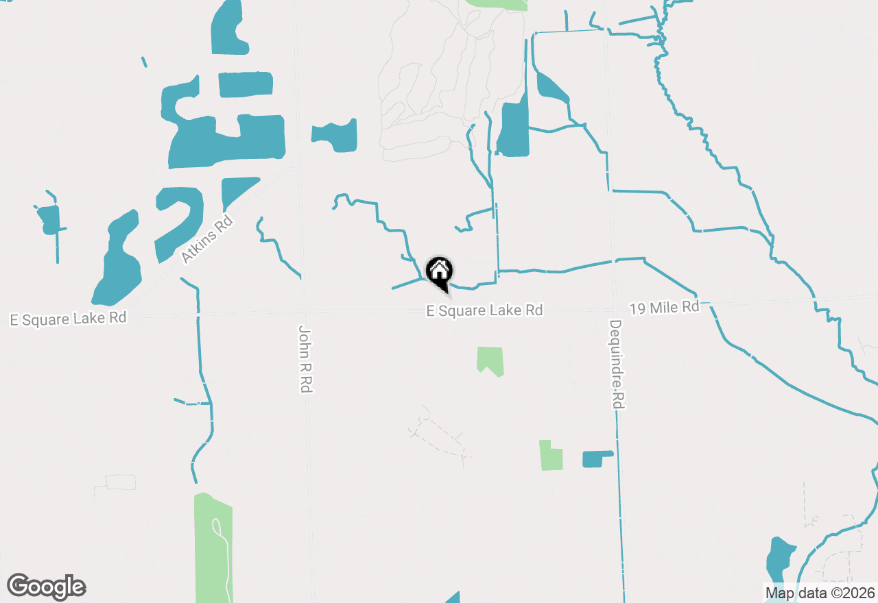 Map of 6026 Via Toscana Street, Troy, MI 48085