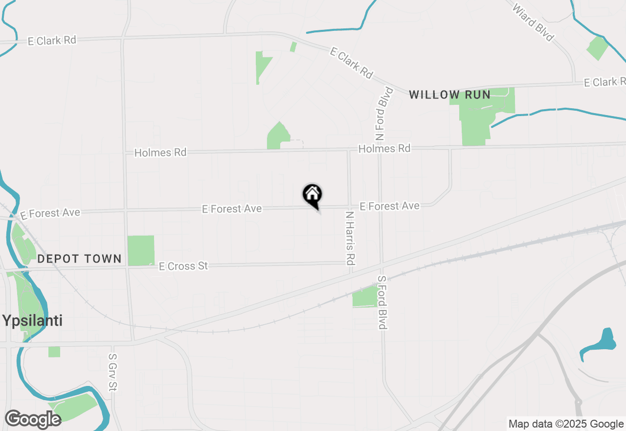 Map of 670 N Ivanhoe Avenue, Ypsilanti, MI 48198