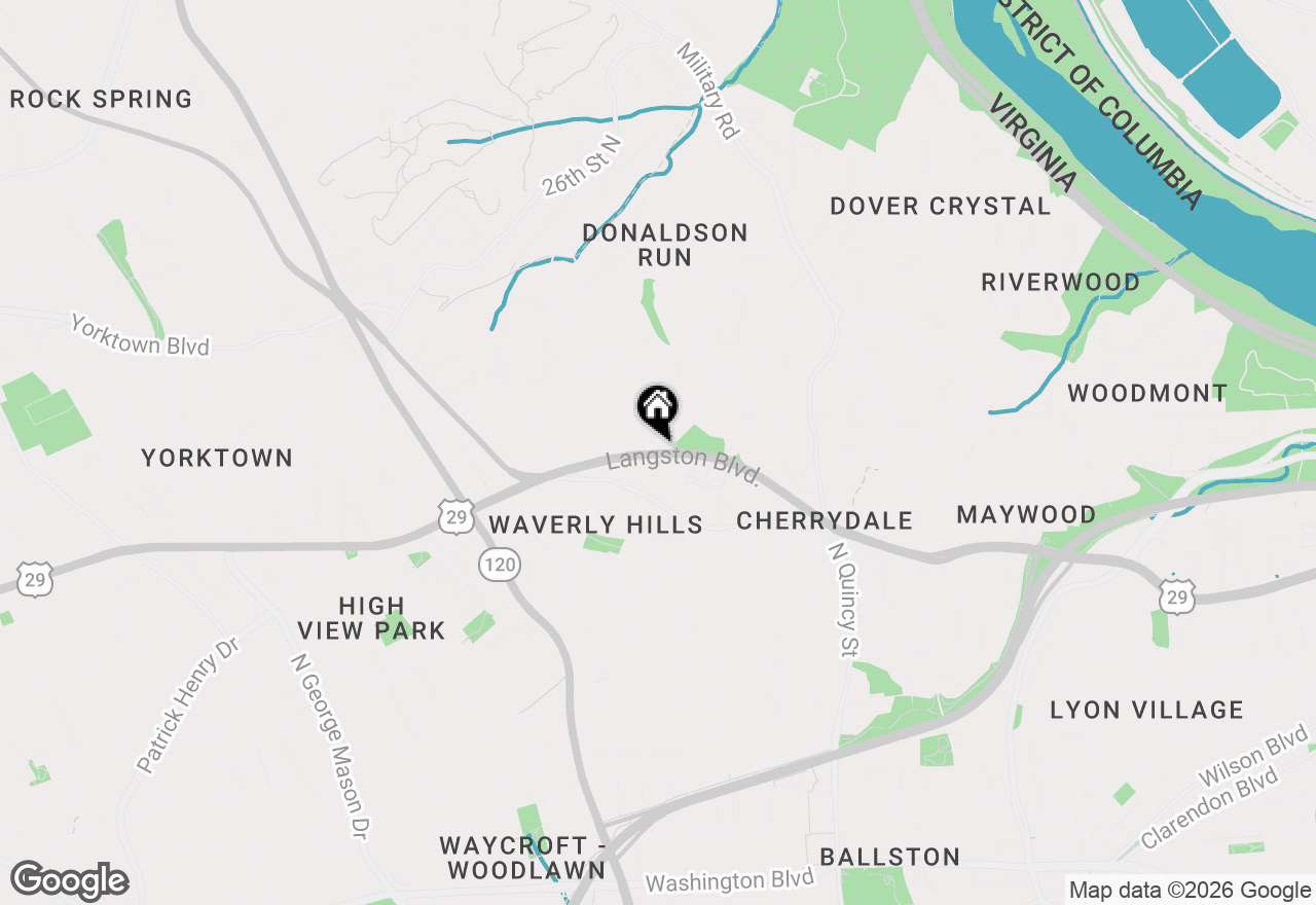 Map of 4390 Lorcom Lane #510, Arlington, VA 22207