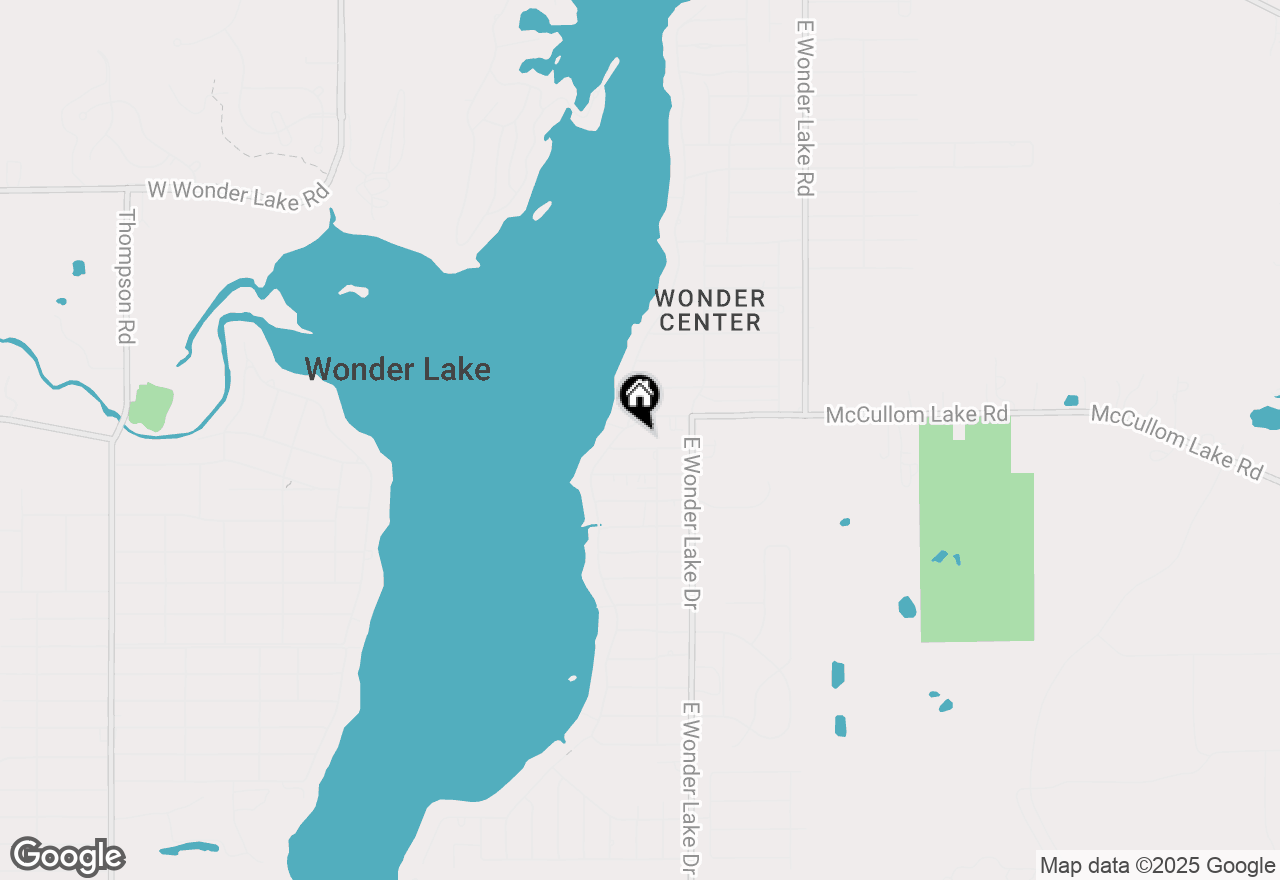 Map of 7710 E Sunset Drive, Wonder Lake, IL 60097
