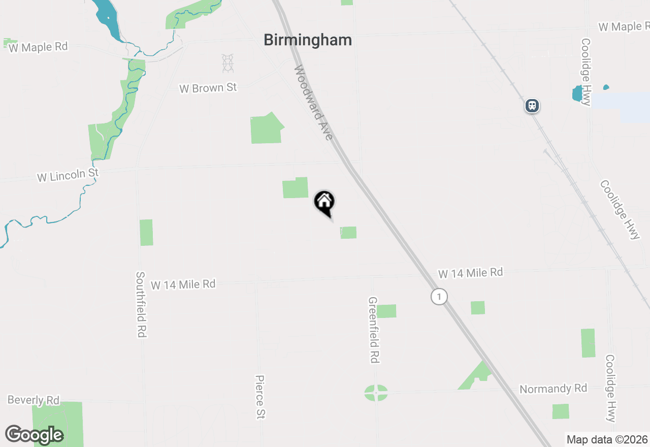 Map of 755 Emmons Avenue, Birmingham, MI 48009