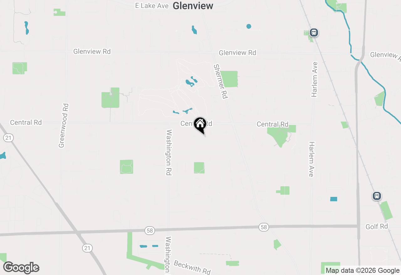 Map of 2537 Pick Drive, Glenview, IL 60025