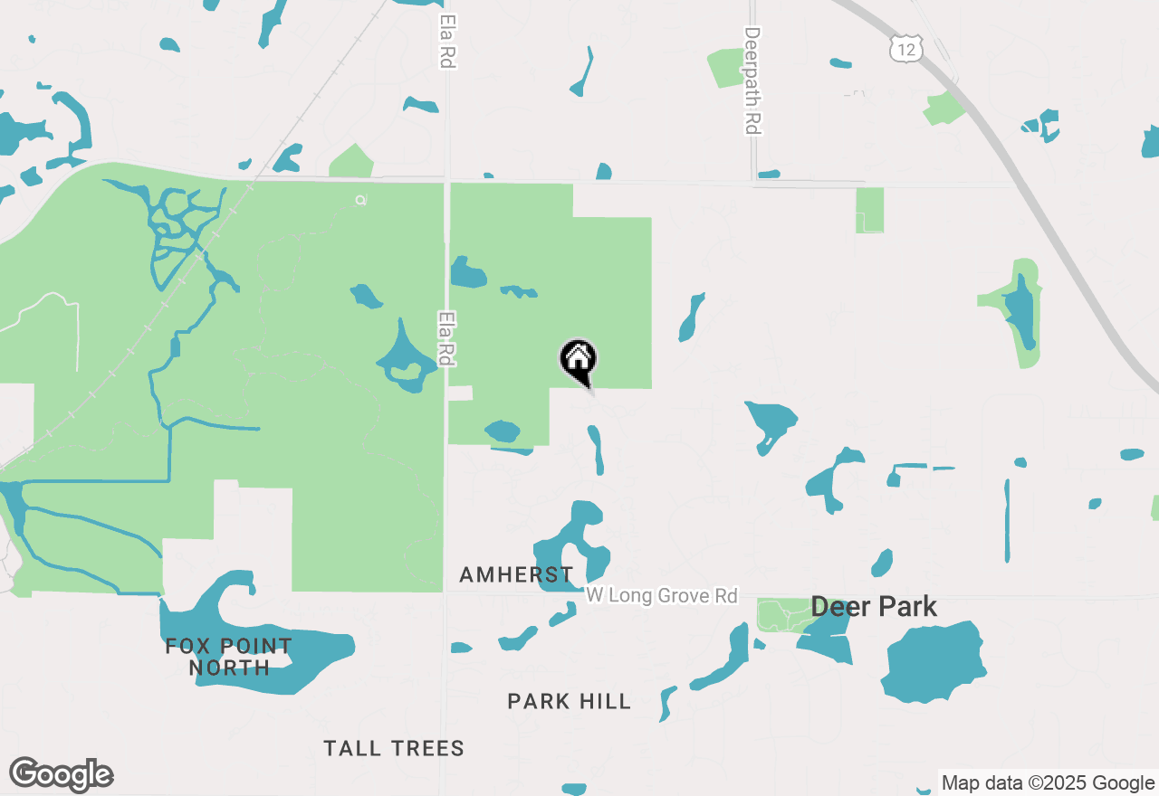 Map of 23686 W Juniper Lane, Deer Park, IL 60010