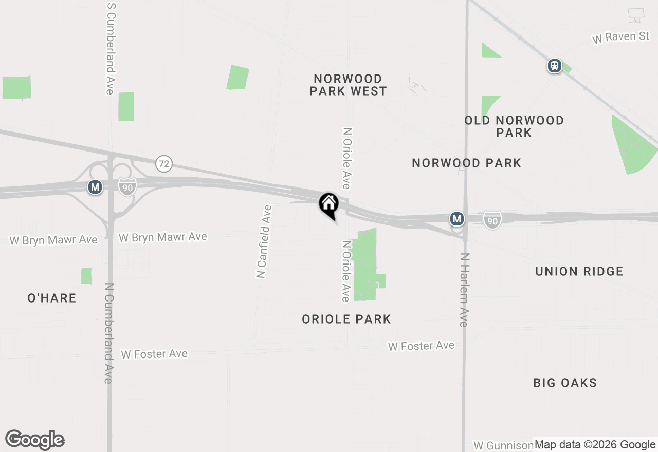 Map of 5610 N Ottawa Avenue, Chicago, IL 60631