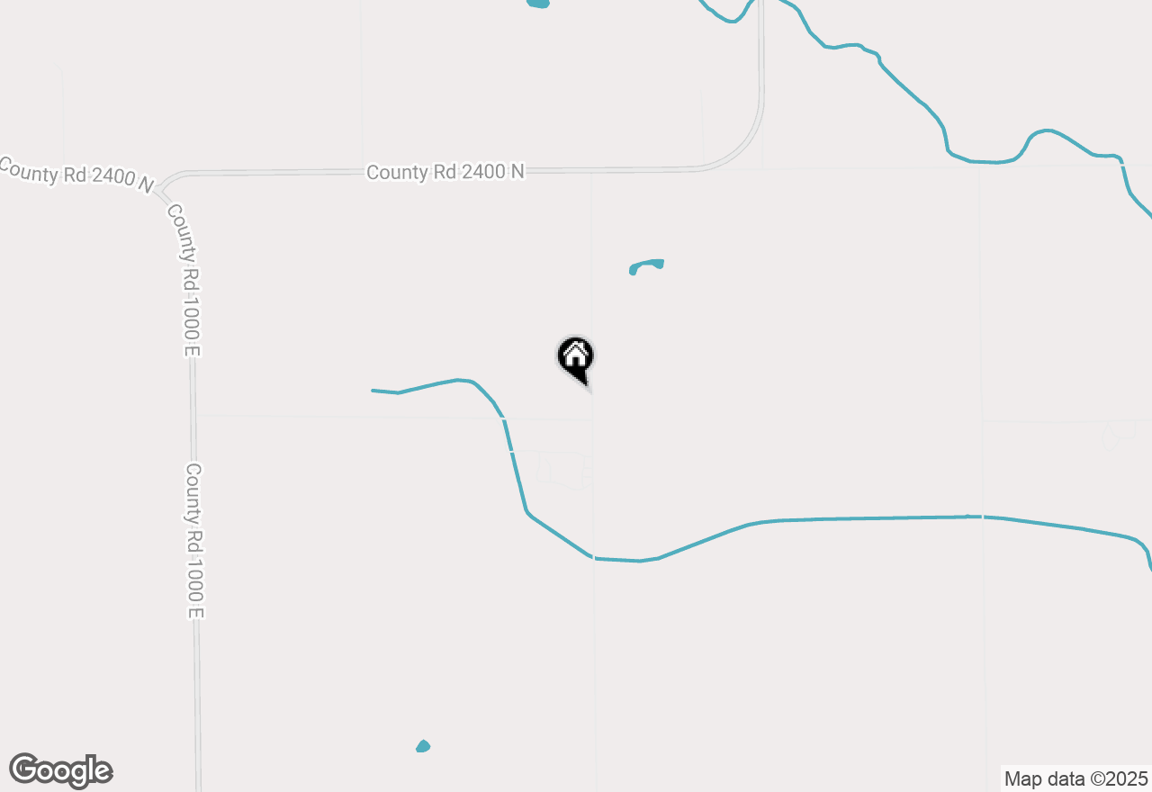 Map of 2303 County Road 1100 E, Champaign, IL 61822