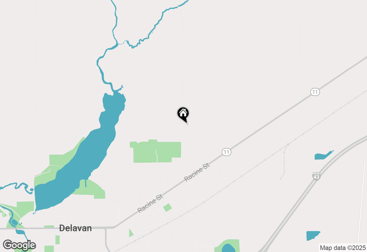 Map of 4214 County Road O, Delavan, WI 53115