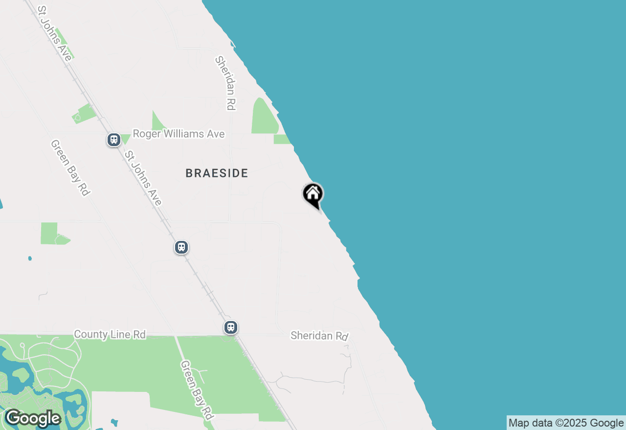 Map of (Address confidential), Highland Park, Illinois 60035