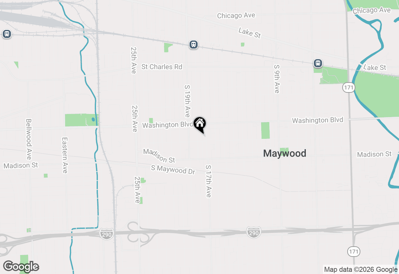 Map of 635 S 18th Avenue, Maywood, IL 60153
