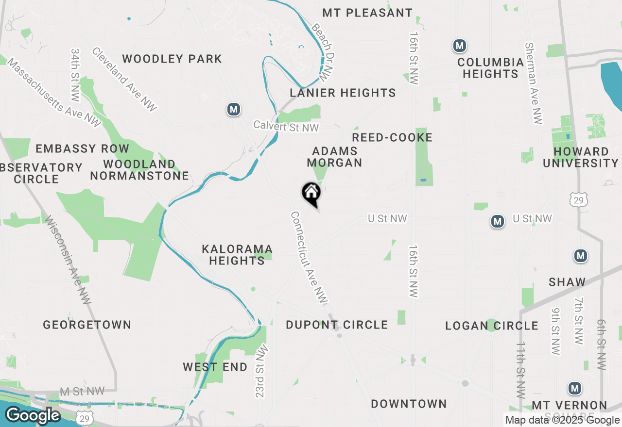 Map of 2022 Columbia Road Nw #612, Washington, DC 20009