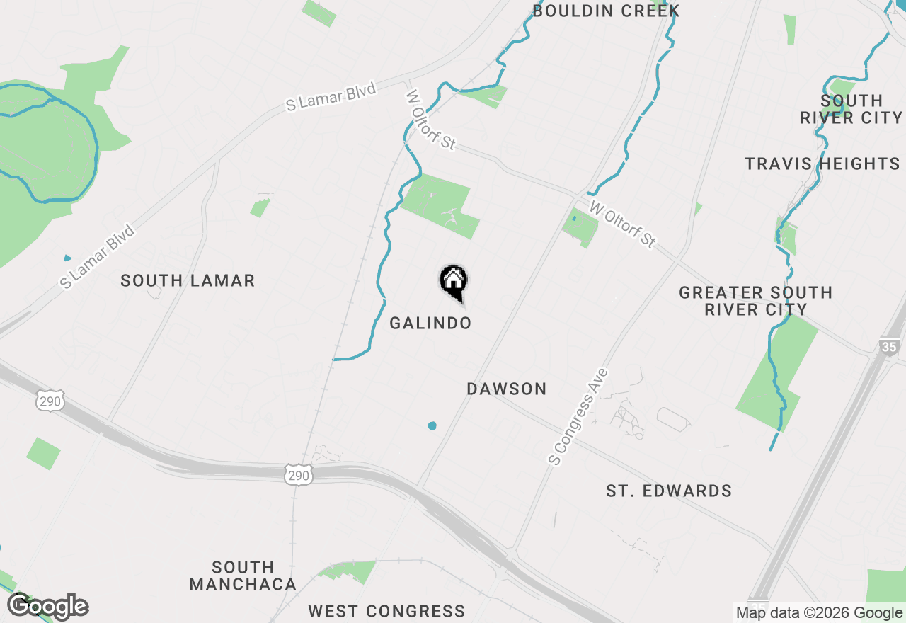 Map of 3007 S 4th St, Austin, TX 78704