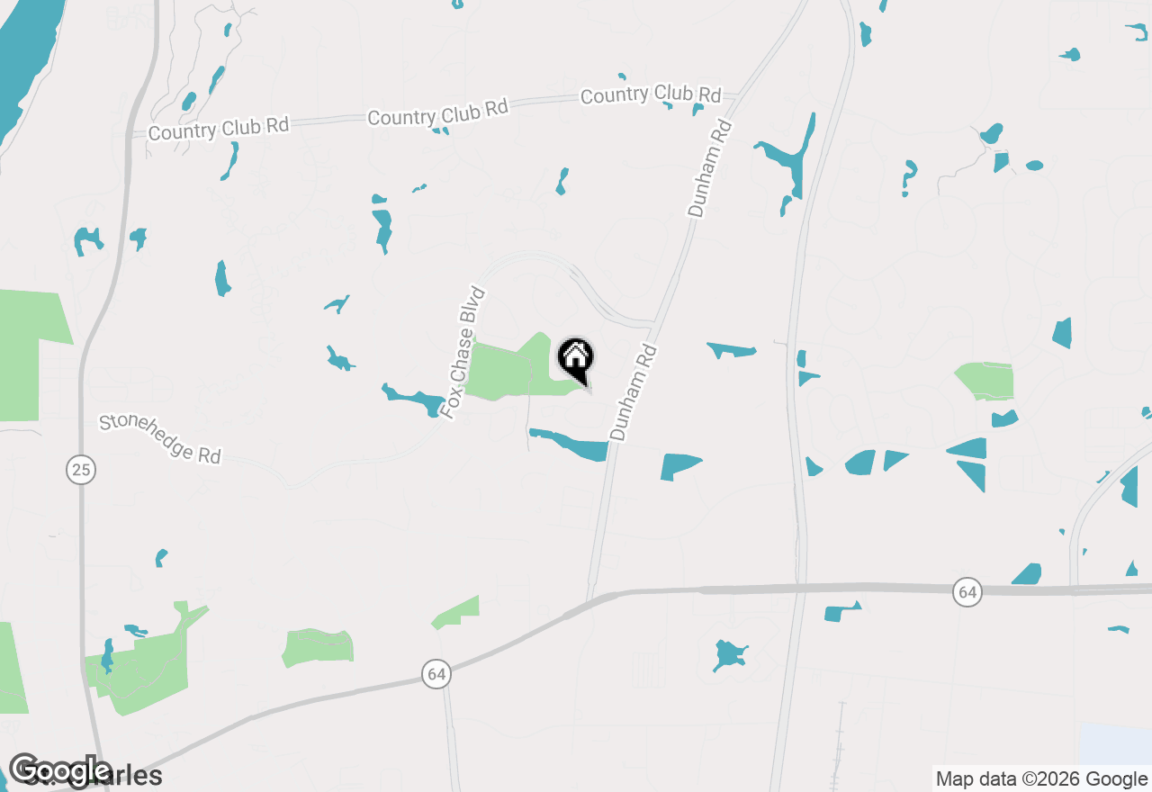 Map of 32 Dunham Place, St. Charles, IL 60174