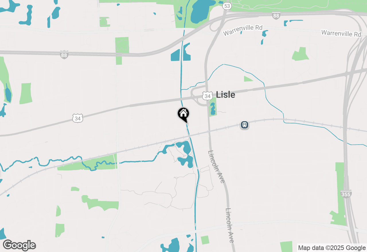 Map of 1510A Burlington Avenue, Lisle, IL 60532