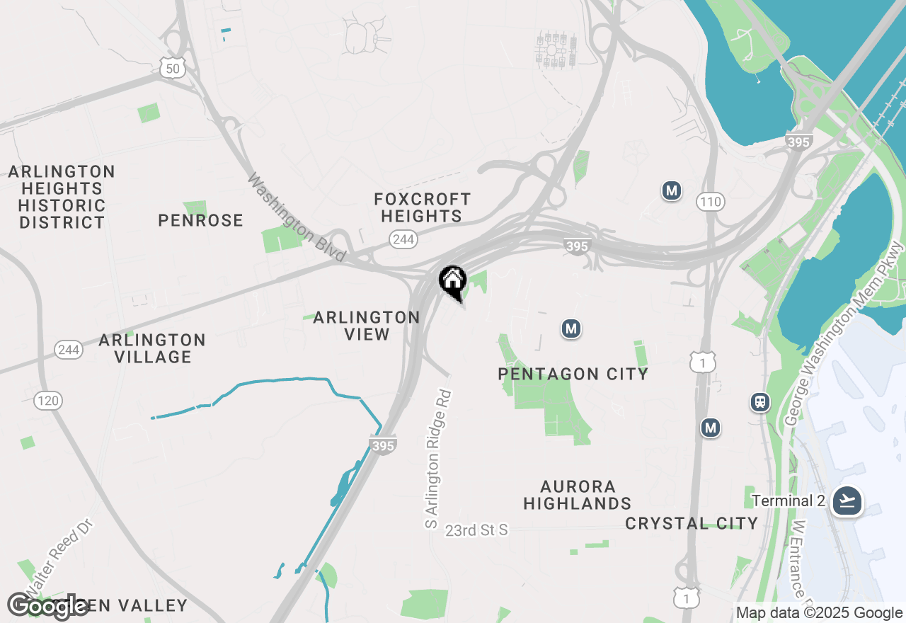 Map of 1300 Army Navy Drive #118, Arlington, VA 22202