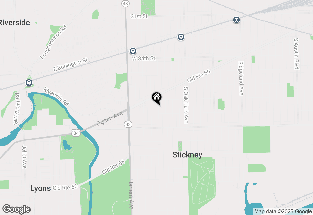 Map of 3726 Home Avenue, Berwyn, IL 60402