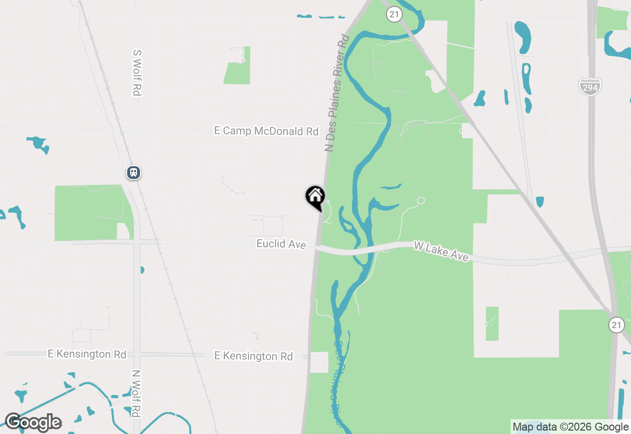 Map of 1312 N River Road, Mount Prospect, IL 60056