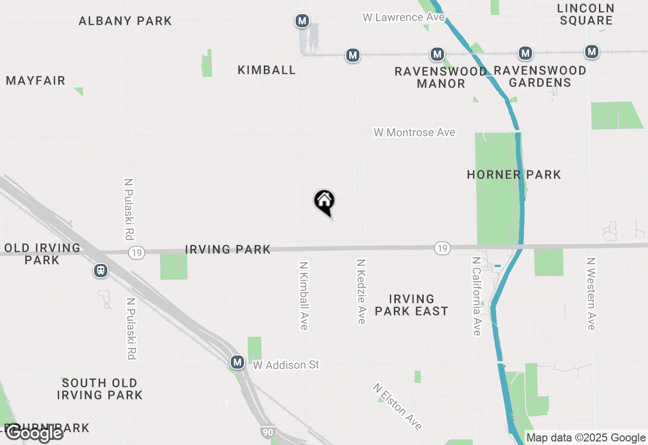 Map of 3311 W Belle Plaine Avenue, Chicago, IL 60618